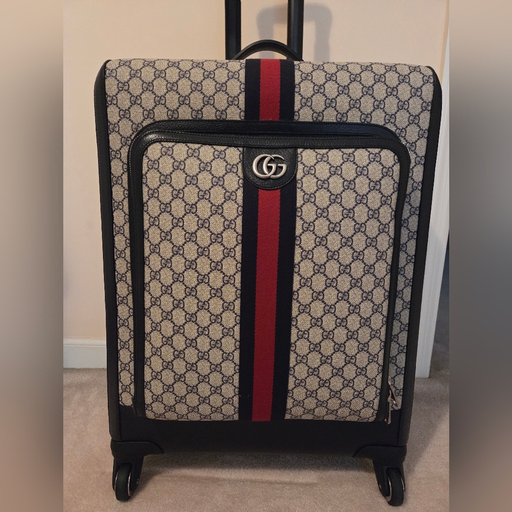 GUCCI SAVOY GG SUPREME SMALL CABIN CARRY ON SUITCASE 22x18x10
